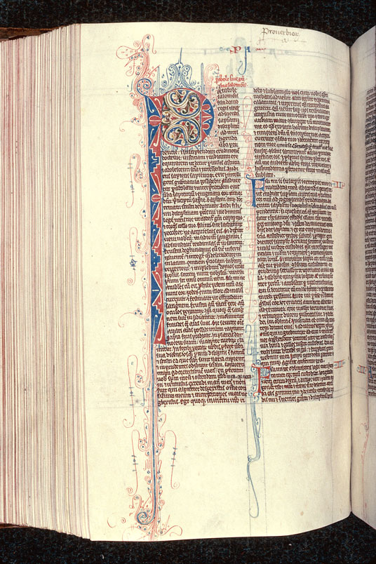 Bible - Initiales filigranées