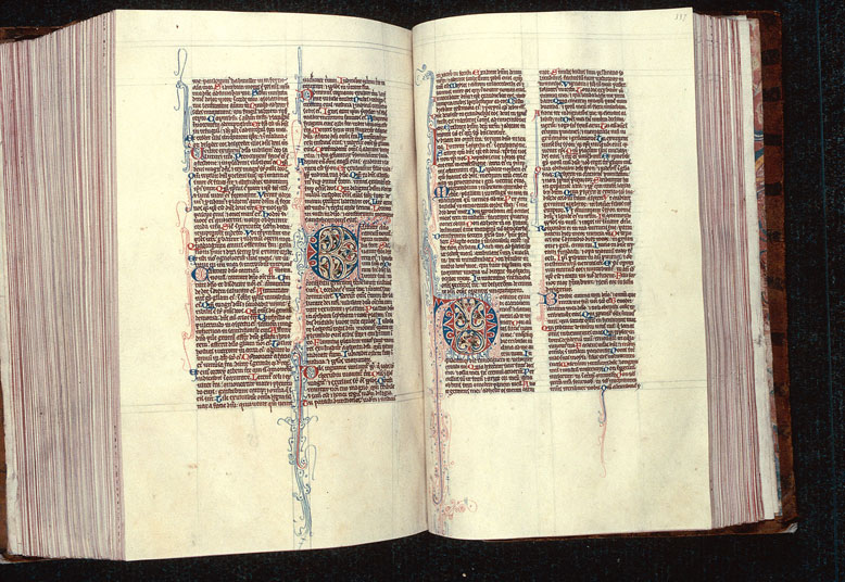Bible - Initiales filigranées