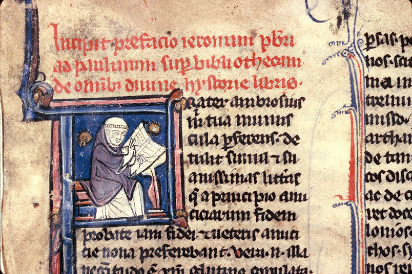 Bible - Saint Jérôme écrivant