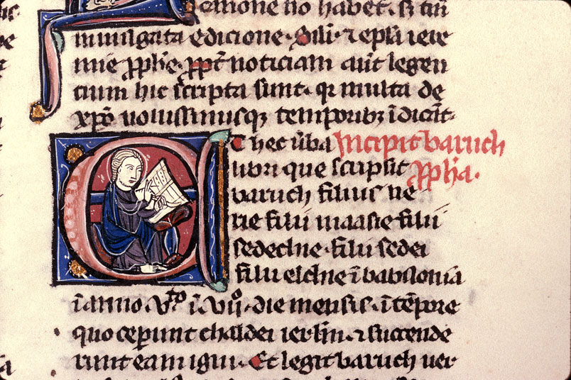 Bible - Baruch écrivant