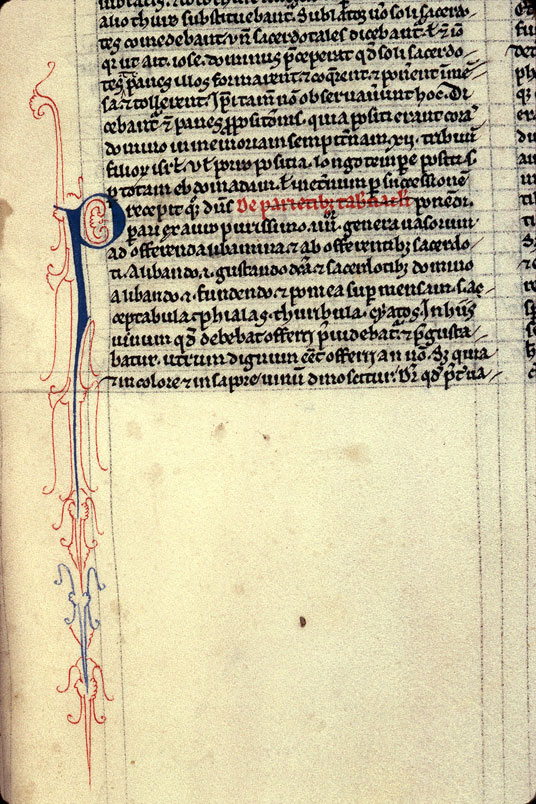 Historia scholastica - Initiale filigranée