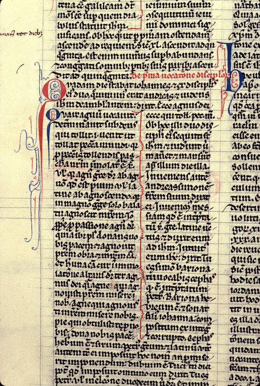 Historia scholastica - Initiale filigranée