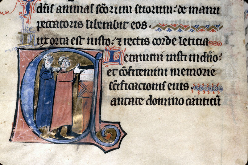 Psautier à l'usage de l'abbaye Notre-Dame de Fontevrault - Chantres
