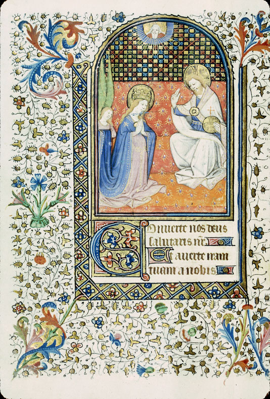 Heures à l'usage de Besançon - Couronnement de la Vierge_0