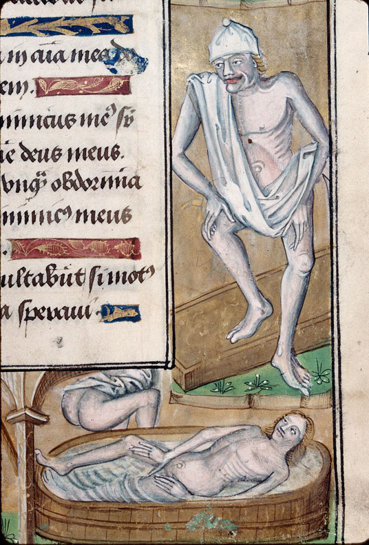 Heures à l'usage d'Amiens - Hommes s'affrontant;Hommes se baignant (à préciser);Hybrides anthropomorphes_2