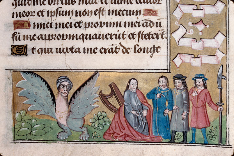 Heures à l'usage d'Amiens - David (à préciser);Hybride anthropomorphe