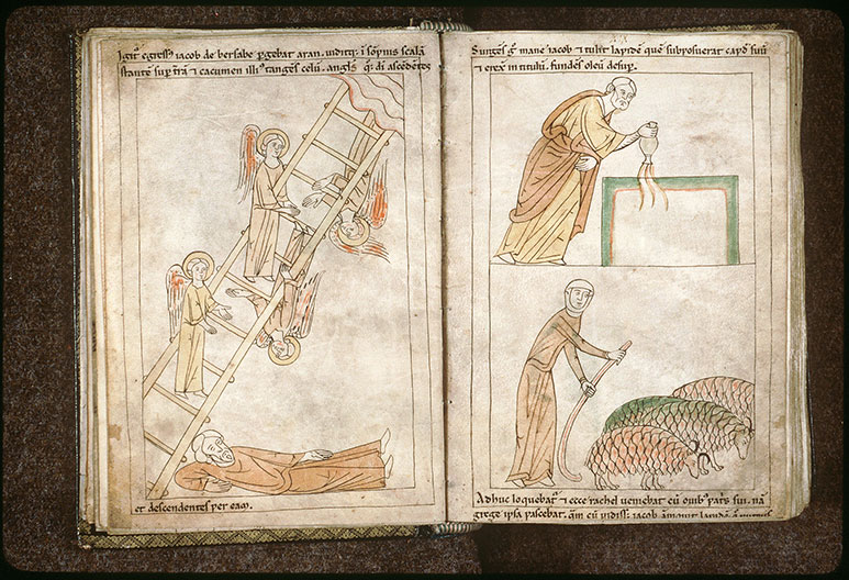 Bible en images - Onction de la pierre de Béthel_1