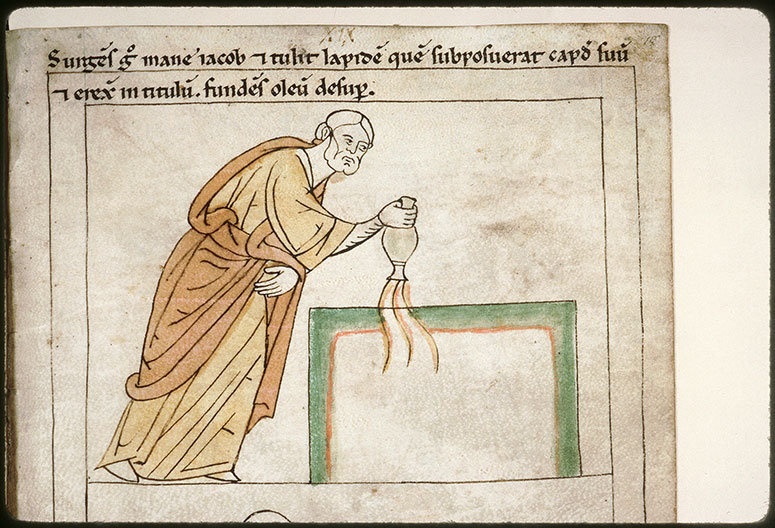 Bible en images - Onction de la pierre de Béthel