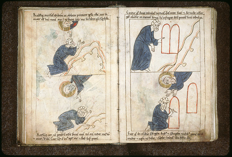 Bible en images - Dieu parlant à Moïse_1