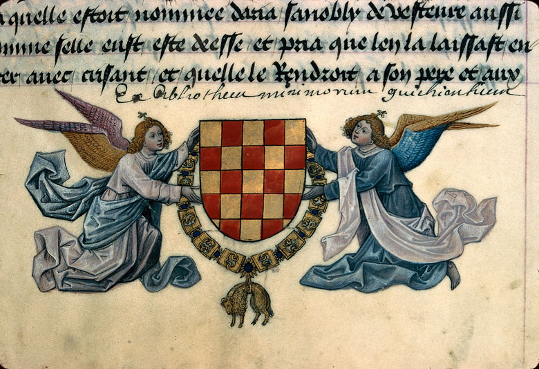 Légende dorée - Armes de Jean IV d'Auxy