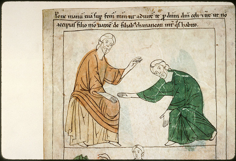 Bible en images - Eliézer promettant à Abraham de choisir une bonne épouse pour Isaac