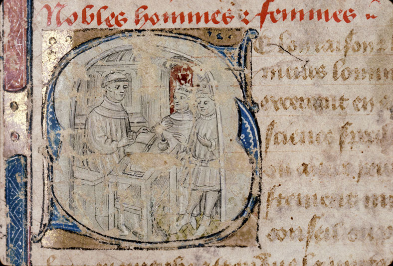 Cas des nobles hommes et femmes (Des) - Personnages de Boccace s'adressant à l'auteur_1