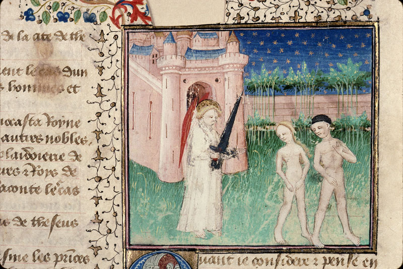 Cas des nobles hommes et femmes (Des) - Adam et Eve chassés du Paradis