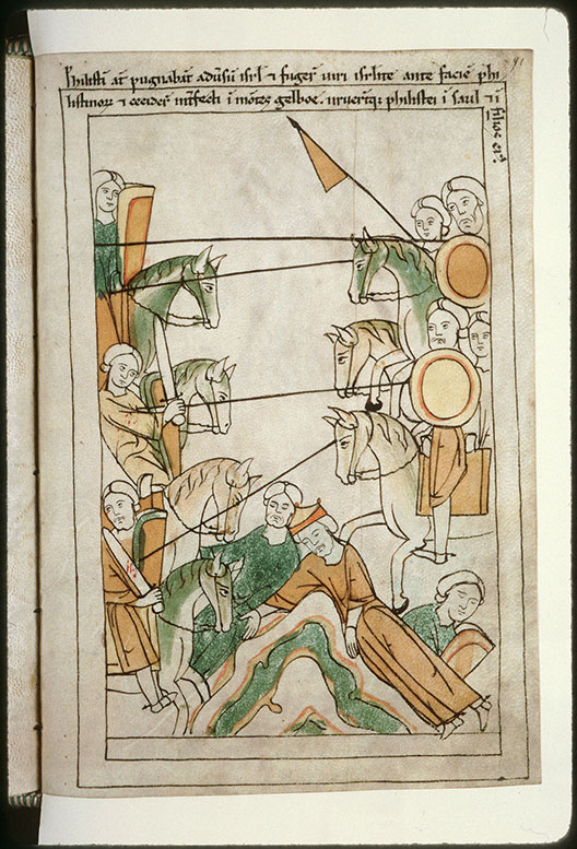 Bible en images - Bataille du mont Gelboé