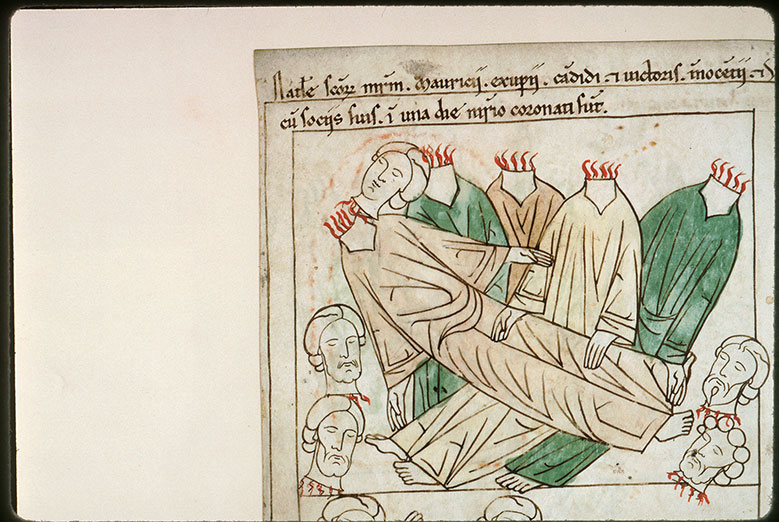 Bible en images - Saint Maurice et ses compagnons décapités