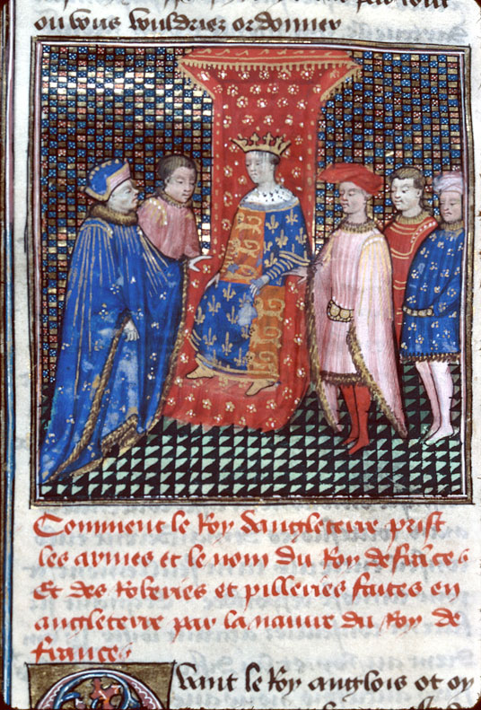 Chroniques - Edouard III et Robert d'Artois