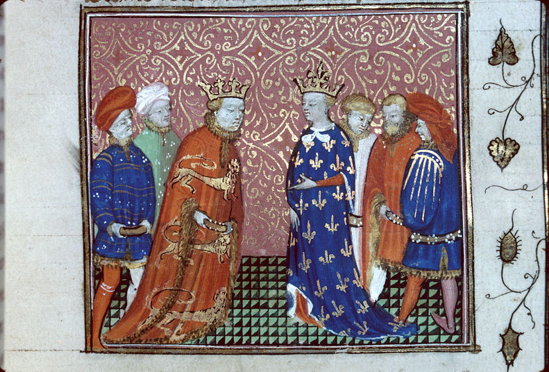 Chroniques - Jean II le Bon revenant se constituer prisonnier d'Edouard III