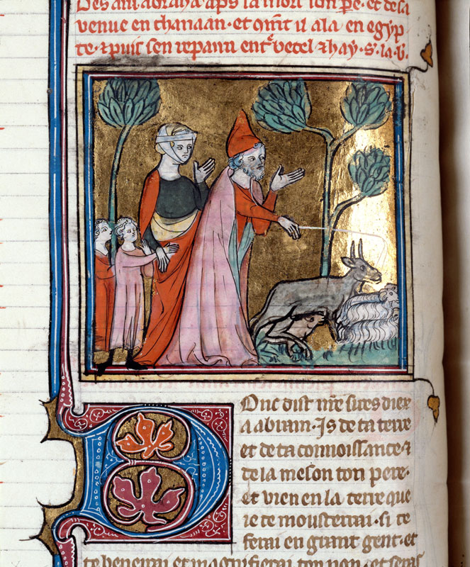 Bible historiale - Abraham voyageant