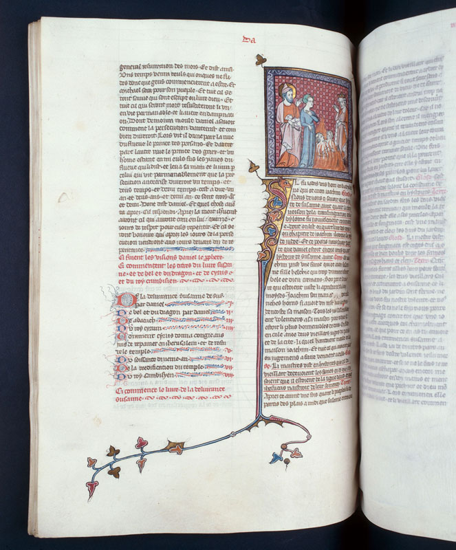 Bible historiale - Jugement de Daniel et châtiment des deux vieillards_1
