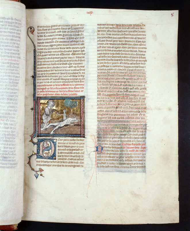 Bible historiale - Création d'Eve_1