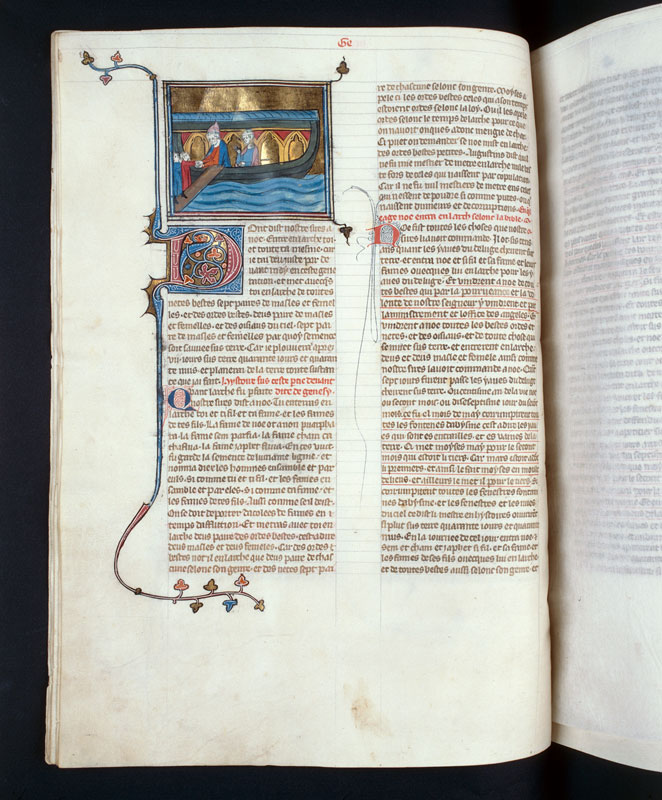 Bible historiale - Embarquement dans l'arche de Noé_1