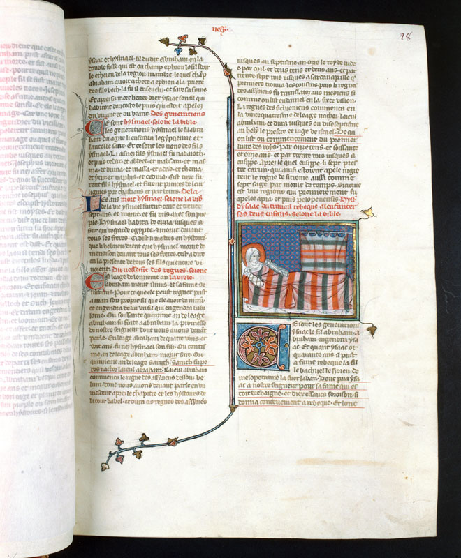 Bible historiale - Naissance d'Esaü et de Jacob_1
