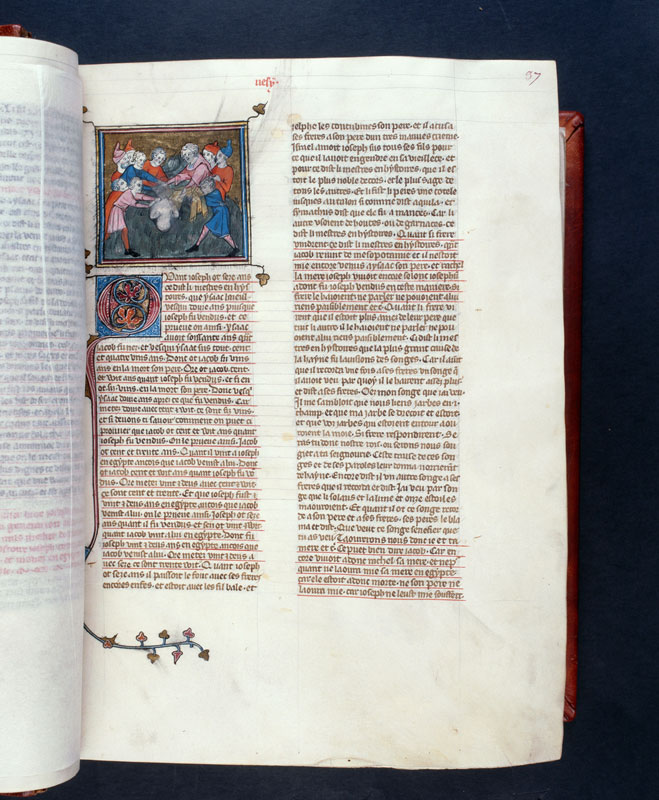 Bible historiale - Joseph jeté dans la citerne_1