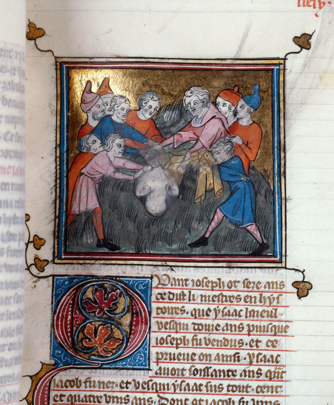 Bible historiale - Joseph jeté dans la citerne