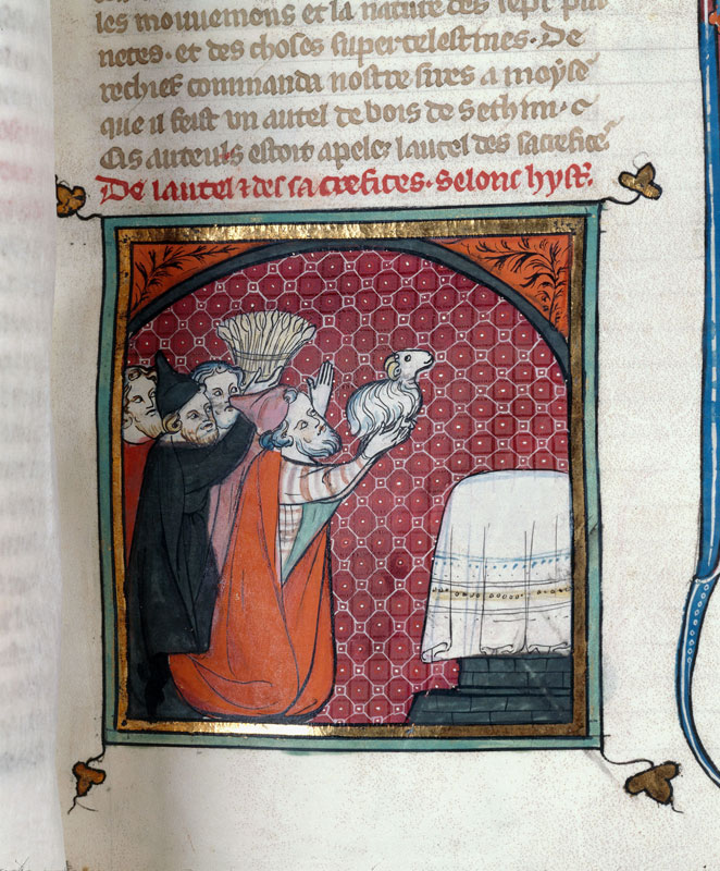 Bible historiale - Autel des holocaustes