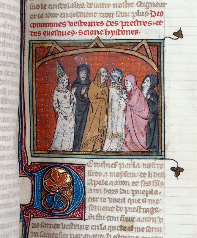 Bible historiale - Vêtements des prêtres