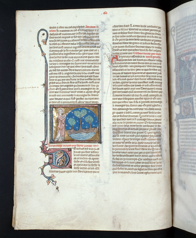 Bible historiale - Séparation des eaux de la terre_1
