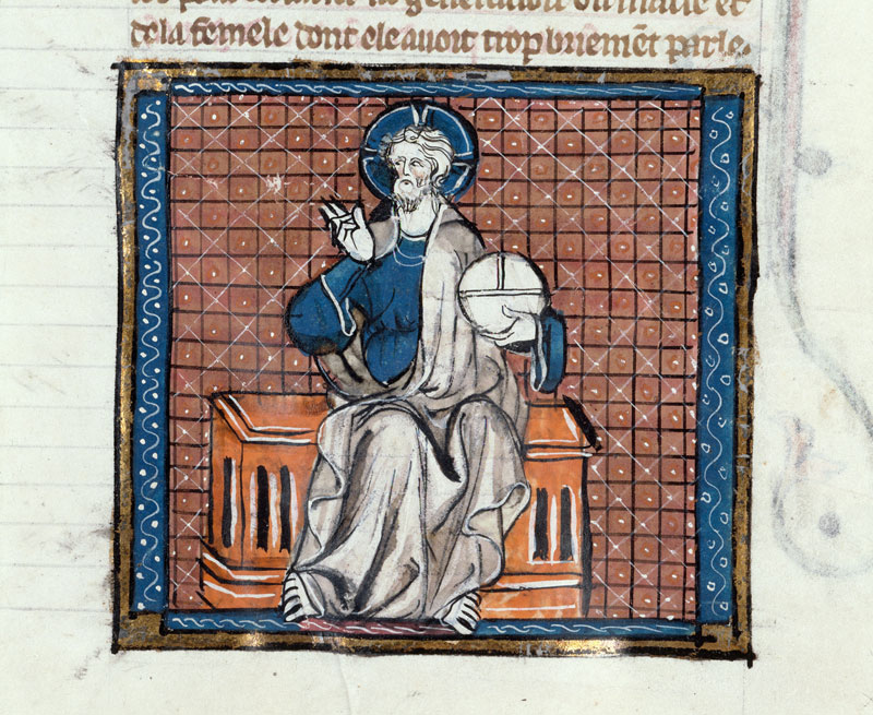 Bible historiale - Dieu en majesté