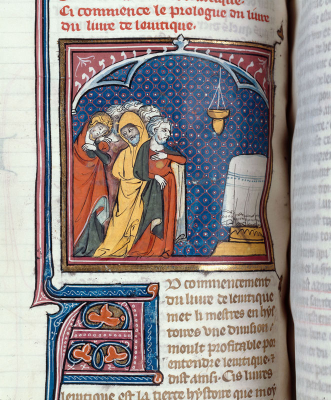 Bible historiale - Autel du Temple