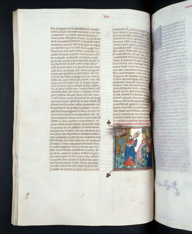 Bible historiale - Châtiment de la violation du Sabbat_1