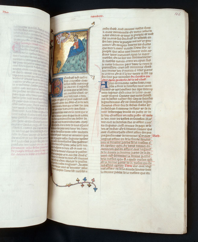 Bible historiale - Dieu montrant la Terre promise à Moïse_1