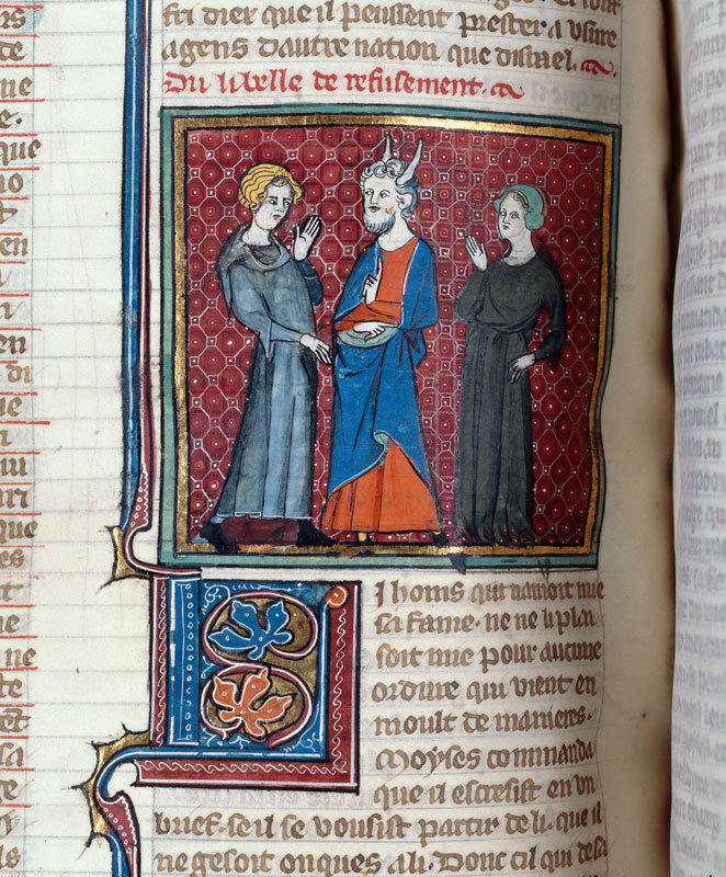 Bible historiale - Moïse et les prescriptions sur la répudiation