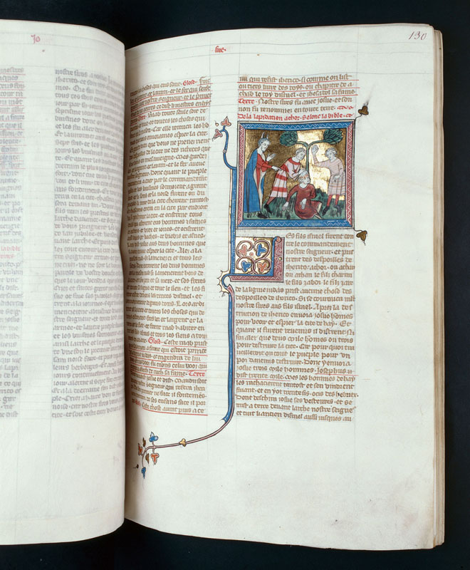 Bible historiale - Lapidation d'Akân_1