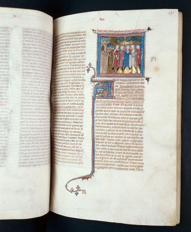Bible historiale - Cinq rois amorites pendus (Les)_1