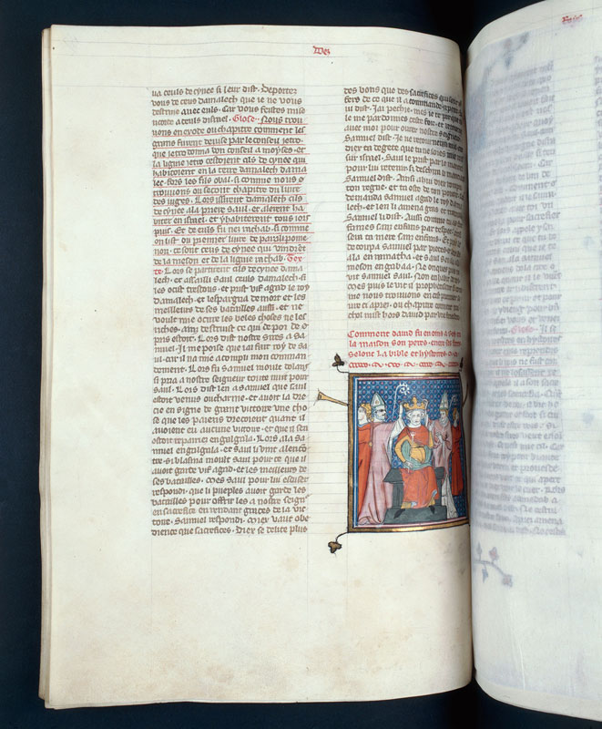 Bible historiale - Couronnement de David_1