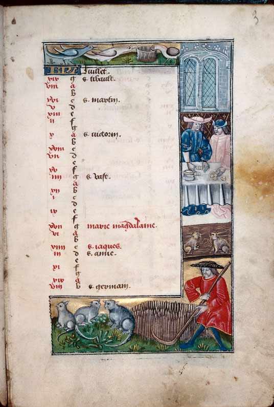 Heures à l'usage d'Amiens - Oiseaux buvant (à préciser)_1