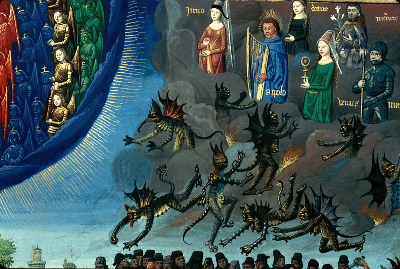 Cité de Dieu - Saint Augustin dénonçant aux Romains leurs dieux qui mènent aux vices
