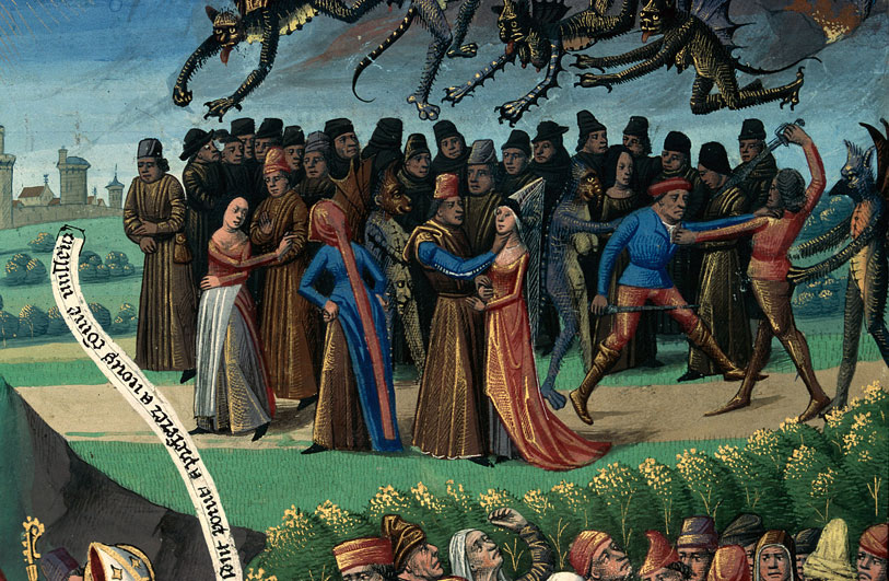 Cité de Dieu - Saint Augustin dénonçant aux Romains leurs dieux qui mènent aux vices_1
