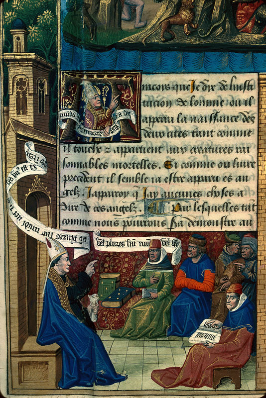 Cité de Dieu - Saint Augustin disputant avec des philosophes_1