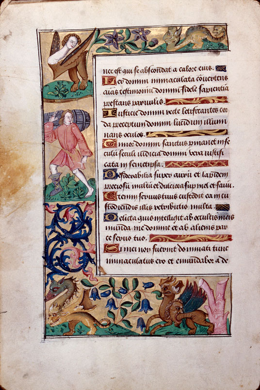 Heures à l'usage d'Amiens - Hybrides anthropomorphes et zoomorphes_1