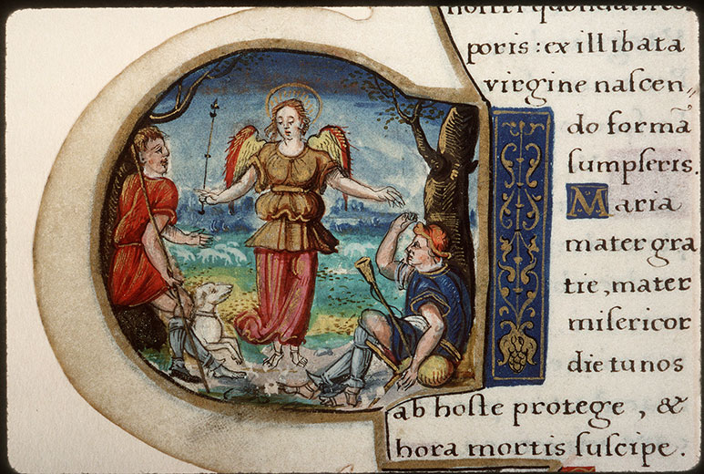 Heures à l'usage de Rome - Annonce aux bergers_0