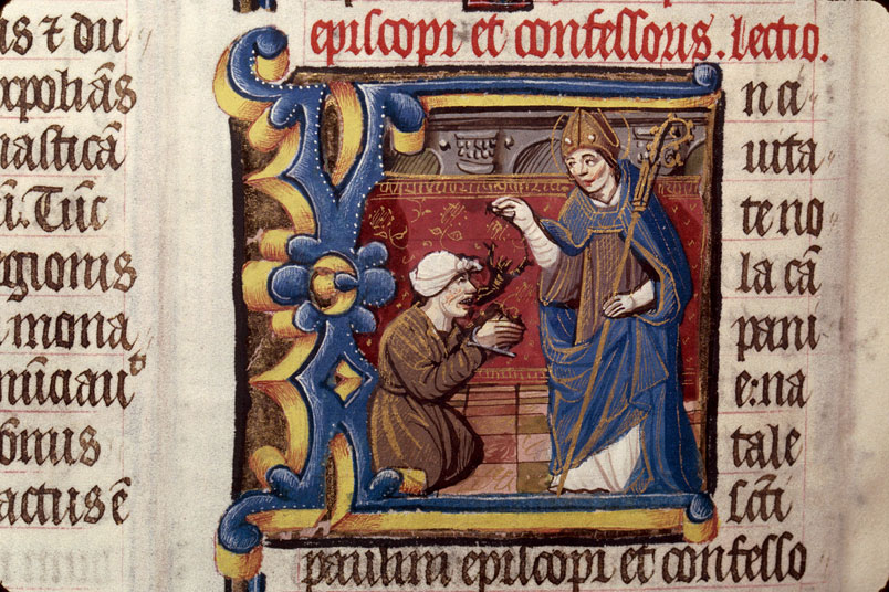 Bréviaire romain - Saint Paulin de Nole exorcisant un possédé