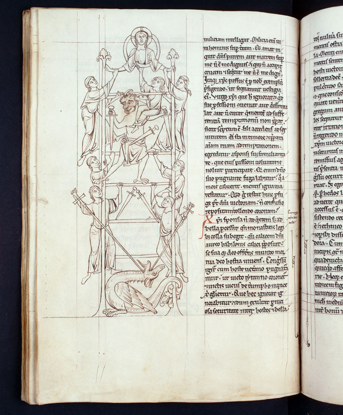 Speculum virginum - Echelle de sainte Perpétue