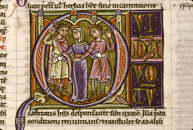 Decretum - Homme voué à la chasteté réclamant sa fiancée mariée à un tiers