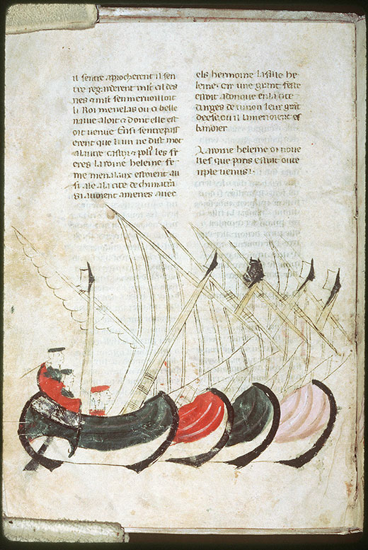 Histoire ancienne jusqu'à César - Flotte de Pâris naviguant vers la Grèce_1