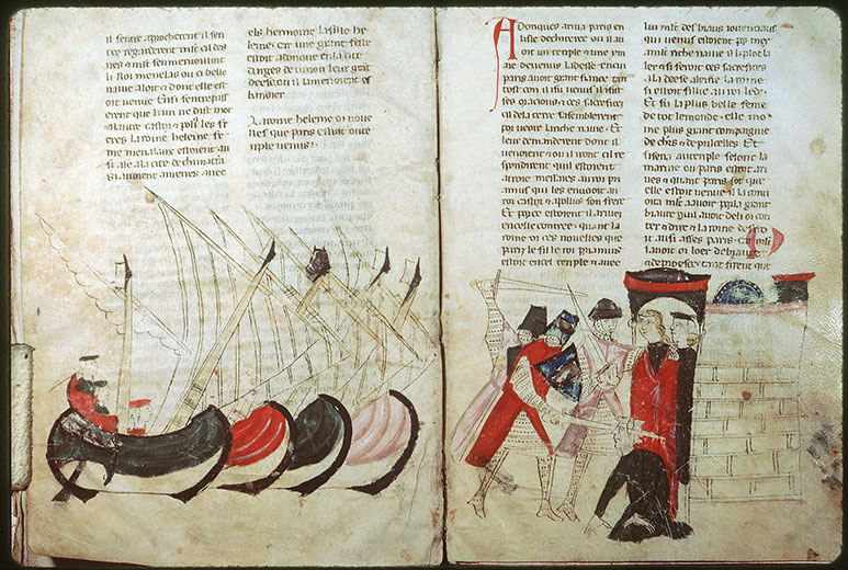 Histoire ancienne jusqu'à César - Flotte de Pâris naviguant vers la Grèce_2